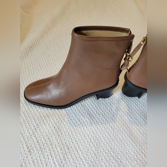 Coach Elegant Brown Ankle Boots - Picture 11 of 15